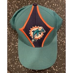 Vtg Miami Dolphins Strapback‎ Starter 90s NFL Pro Line The Right Hat Strapback